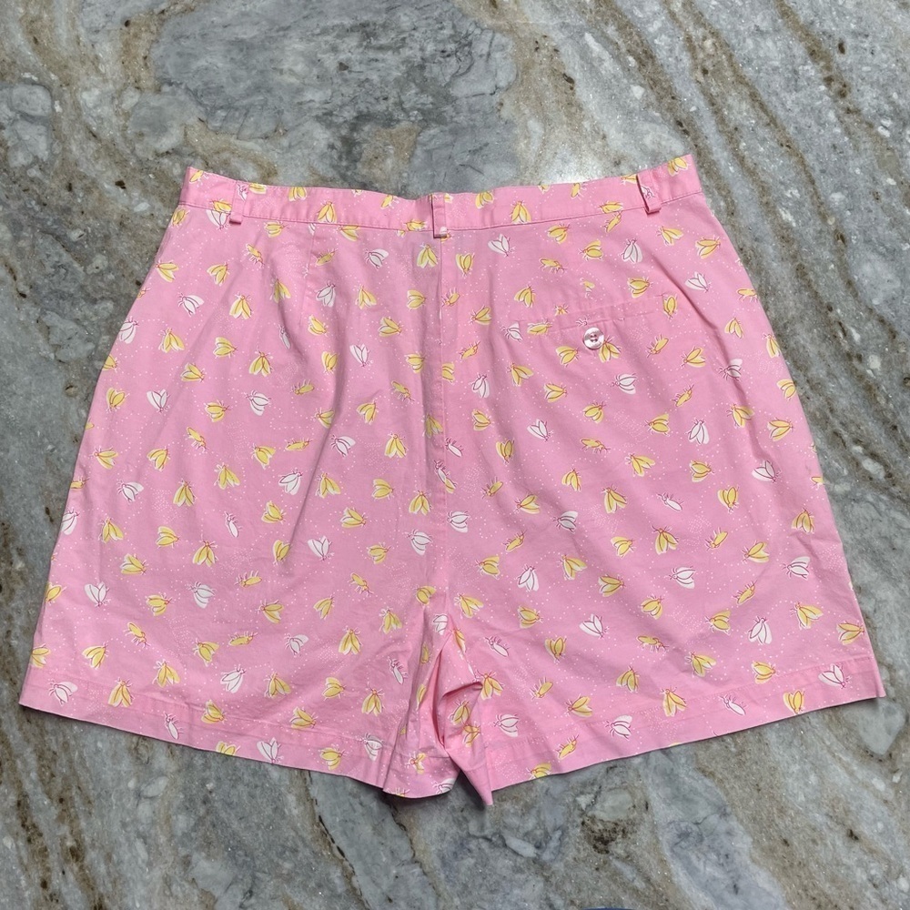 Vintage Lilly Pulitzer Resort 4” Shorts Pink Fireflies Glows size 12